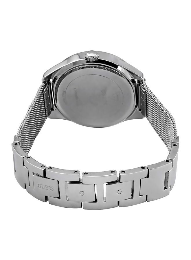 جس ساعة يد بعقارب وسوار من الستانلس ستيل طراز W1142L1 للنساء - Image 2