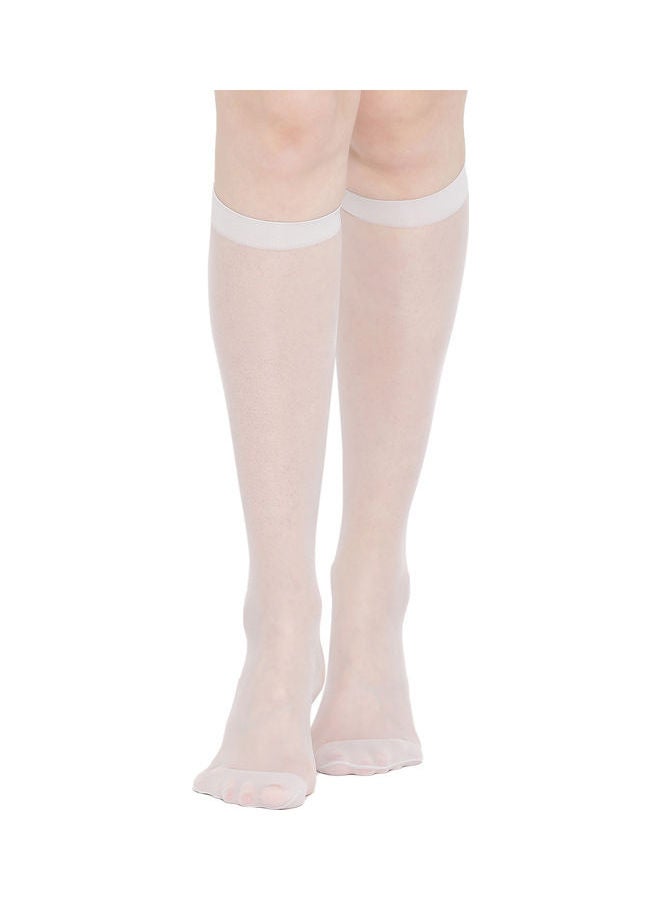 BYC Knee High Stocking Light Grey Light Grey - Image 1