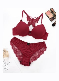 Bra Underwear Set Red