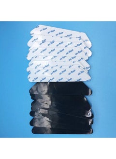 Generic 8 Pieces Rug Gripper Carpet Fixed Stickers Non-slip Waterproof Strip-Mat Black 18x2x3cm  - Image 2