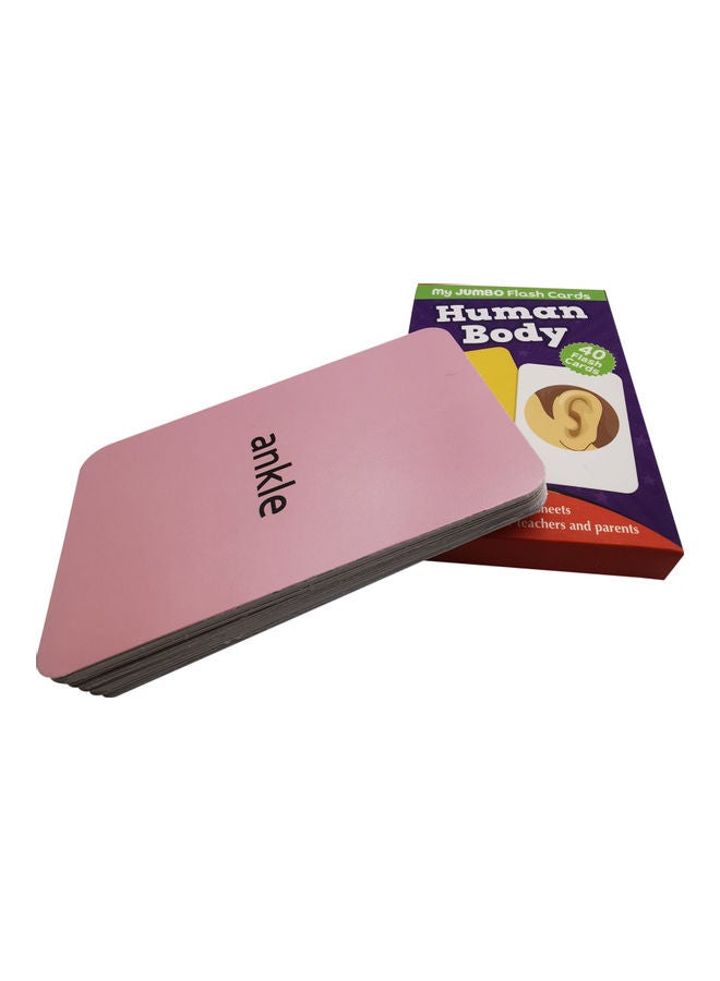 Little Kitabi 40 My Jumbo Flash Cards - Human Body  - Image 5