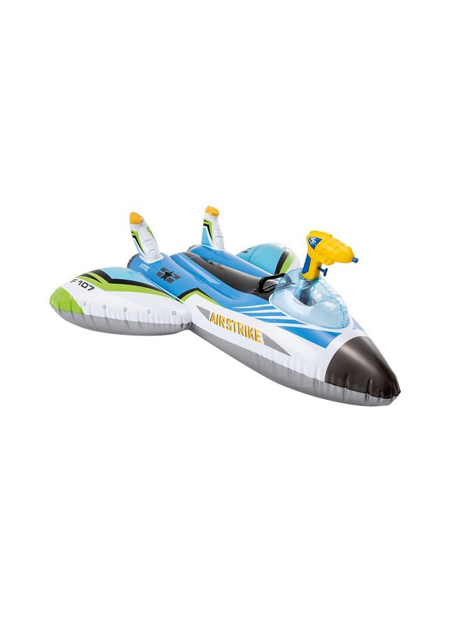 INTEX - Plane Ride-On Inflatable Pool Floats w/ Water Guns - Assortment 117cm - Image 1
