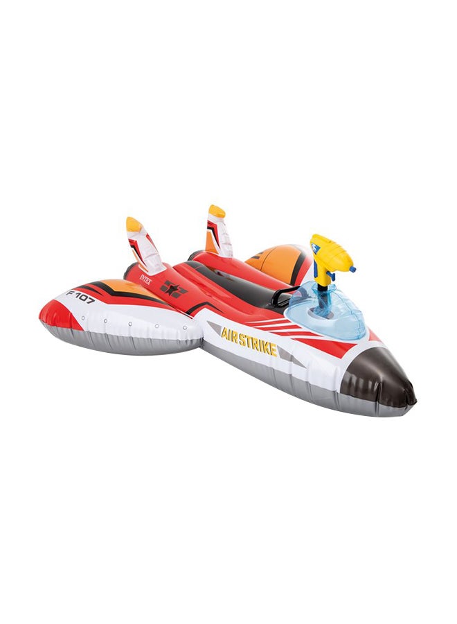 INTEX - Plane Ride-On Inflatable Pool Floats w/ Water Guns - Assortment 117cm - Image 1