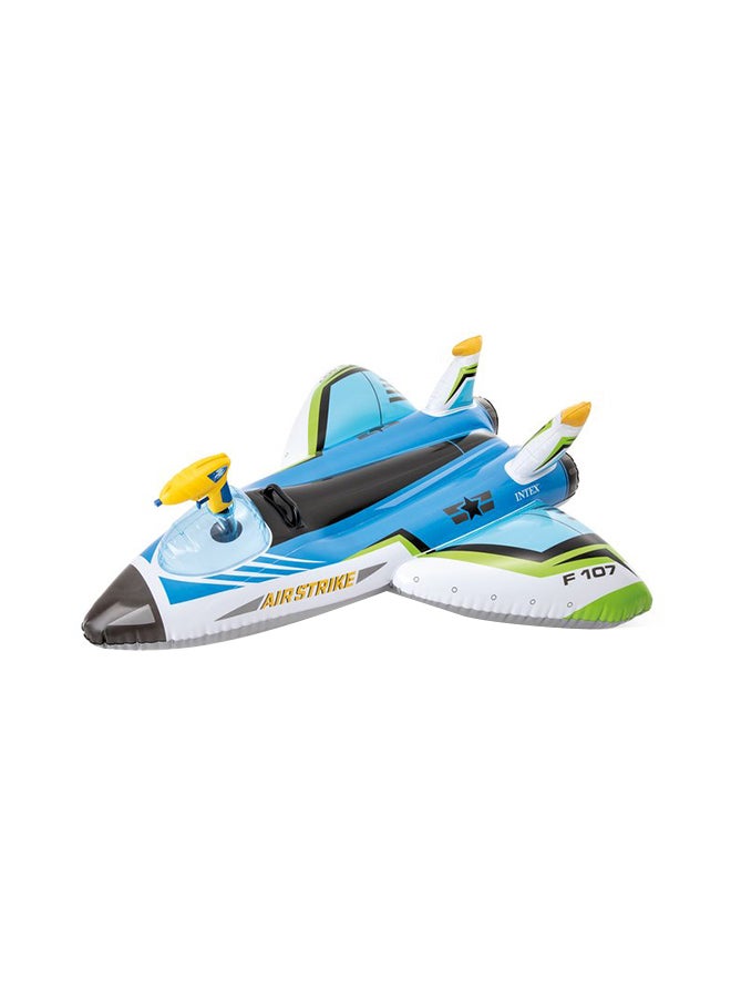 INTEX - Plane Ride-On Inflatable Pool Floats w/ Water Guns - Assortment 117cm - Image 1