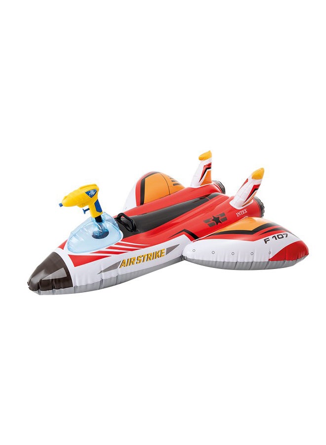 INTEX - Plane Ride-On Inflatable Pool Floats w/ Water Guns - Assortment 117cm - Image 1