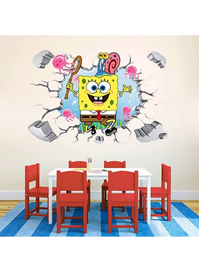 Generic - 3D Spongebob Wall Sticker Multicolour - Image 1