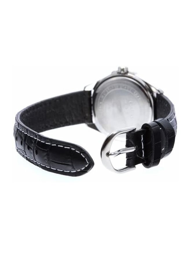 CASIO Men's Men's Enticer Analog Watch MTP-1308L-1ADF  - 49 mm - Black  - Image 4