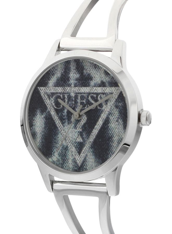 جس ساعة يد بعقارب وسوار من الستانلس ستيل طراز W1145L1 للنساء - Image 3