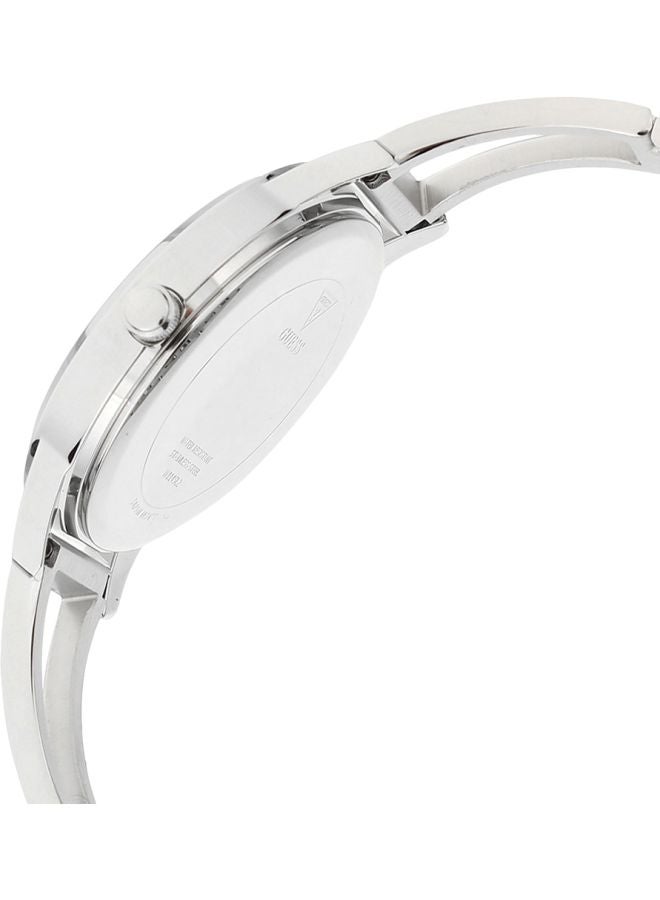 جس ساعة يد بعقارب وسوار من الستانلس ستيل طراز W1145L1 للنساء - Image 4