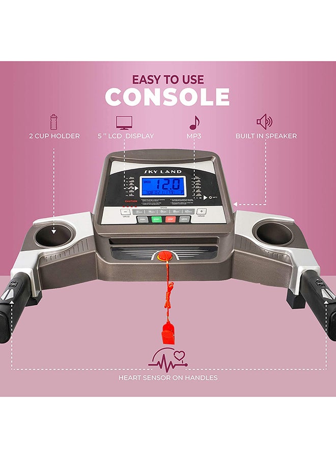 SkyLand Fitness 4HP Peak DC Motor Treadmill With Massager & Speaker-3-yr Motor & Lifetime Frame Warranty EM1249  - Image 3