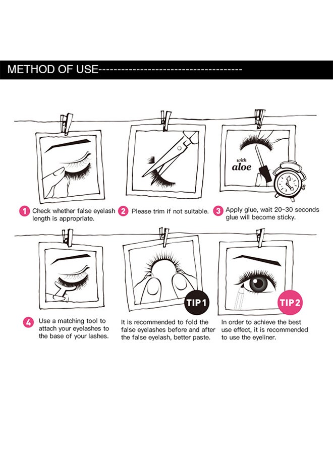 هاندايان زوج من الرموش الصناعية ثلاثية الأبعاد 44 - Image 4