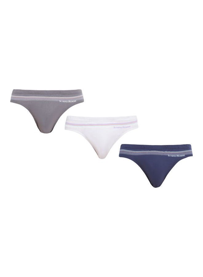 BYC - 3-Piece Of Cotton Briefs Multicolour - Image 1