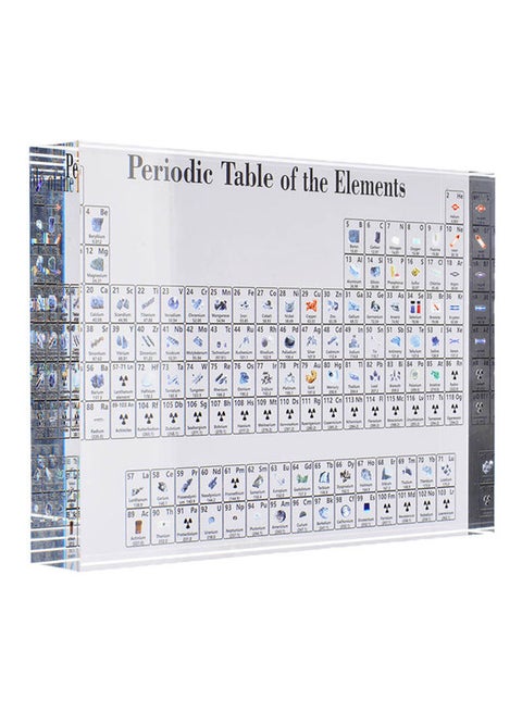 Acrylic Periodic Table Of Elements Multicolour