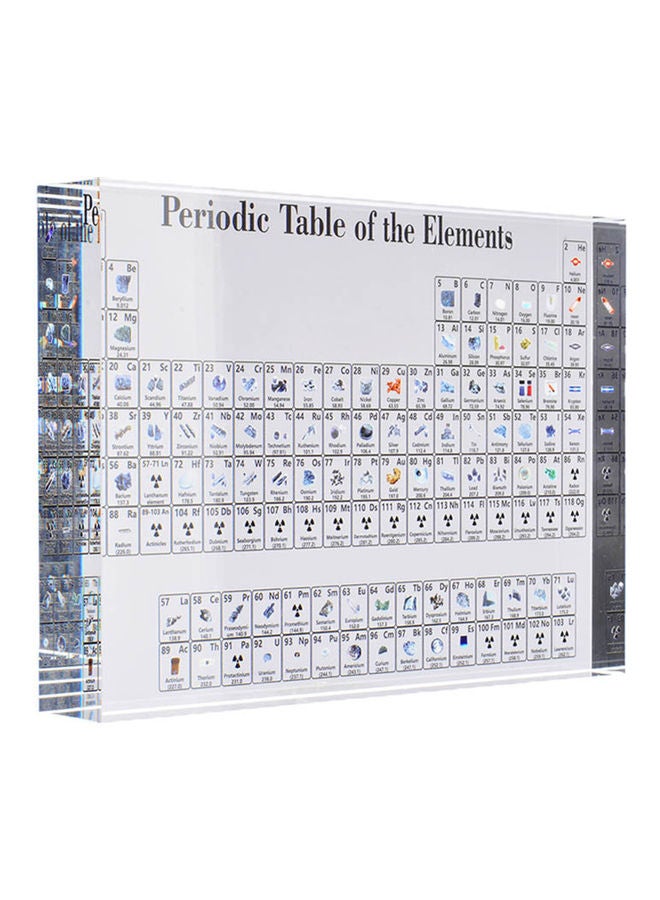 Acrylic Periodic Table Of Elements Multicolour