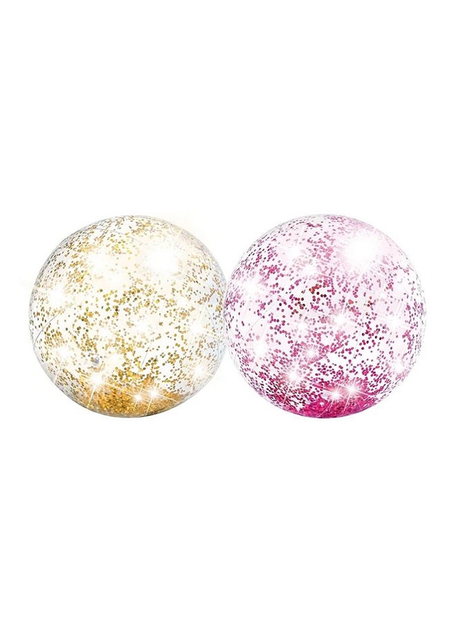INTEX Glitter Inflatable Beach Balls - Assortment 51cm - Image 1