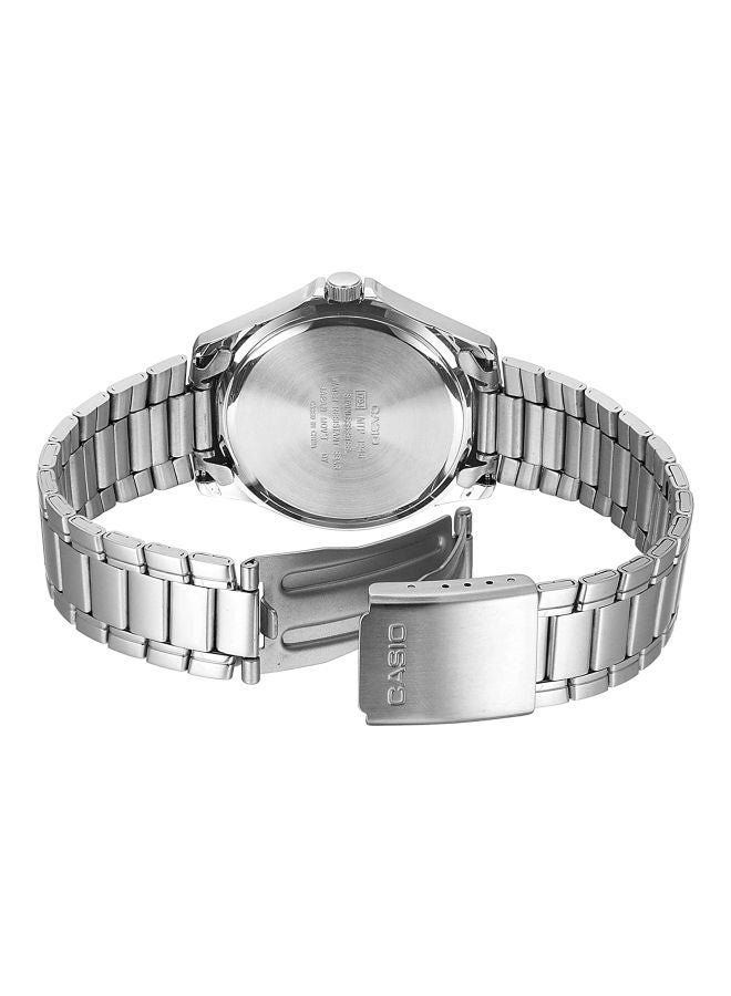 CASIO Men's Enticer Water Resistant Analog Watch MTP-1246D-7AVDF - 39 mm - Silver - Image 2