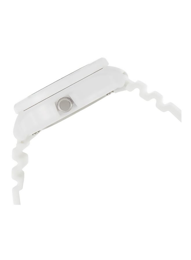 CASIO Women's Silicone Analog Wrist Watch LRW200H-1EVDF - 39 mm - White - Image 3