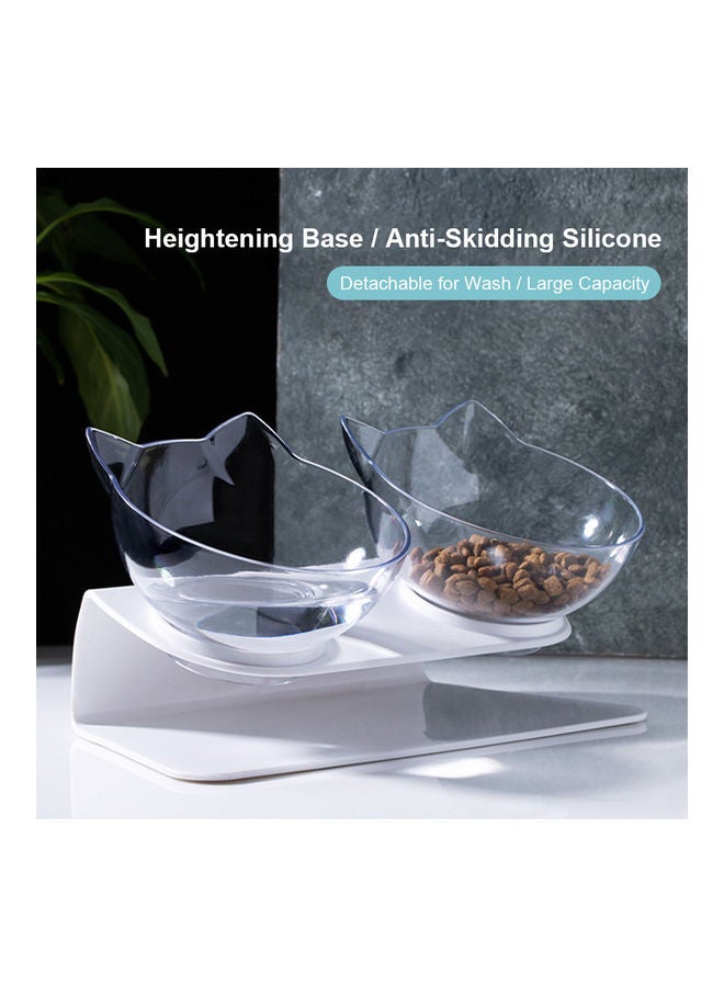 وعاء طعام للقطط شفاف 27.50x8.00x13.50سم - Image 3