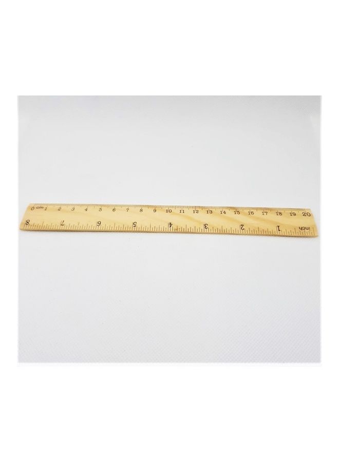 Wooden Ruler Brown