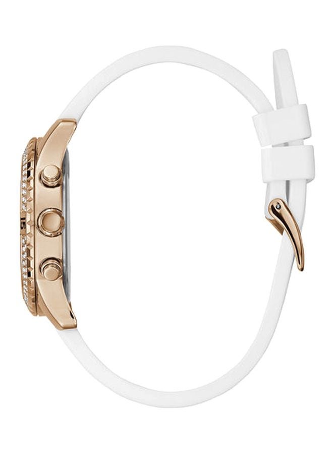 جس ساعة يد سويرل كرونوغراف بسوار من السيليكون طراز W1096L2 للنساء - Image 3