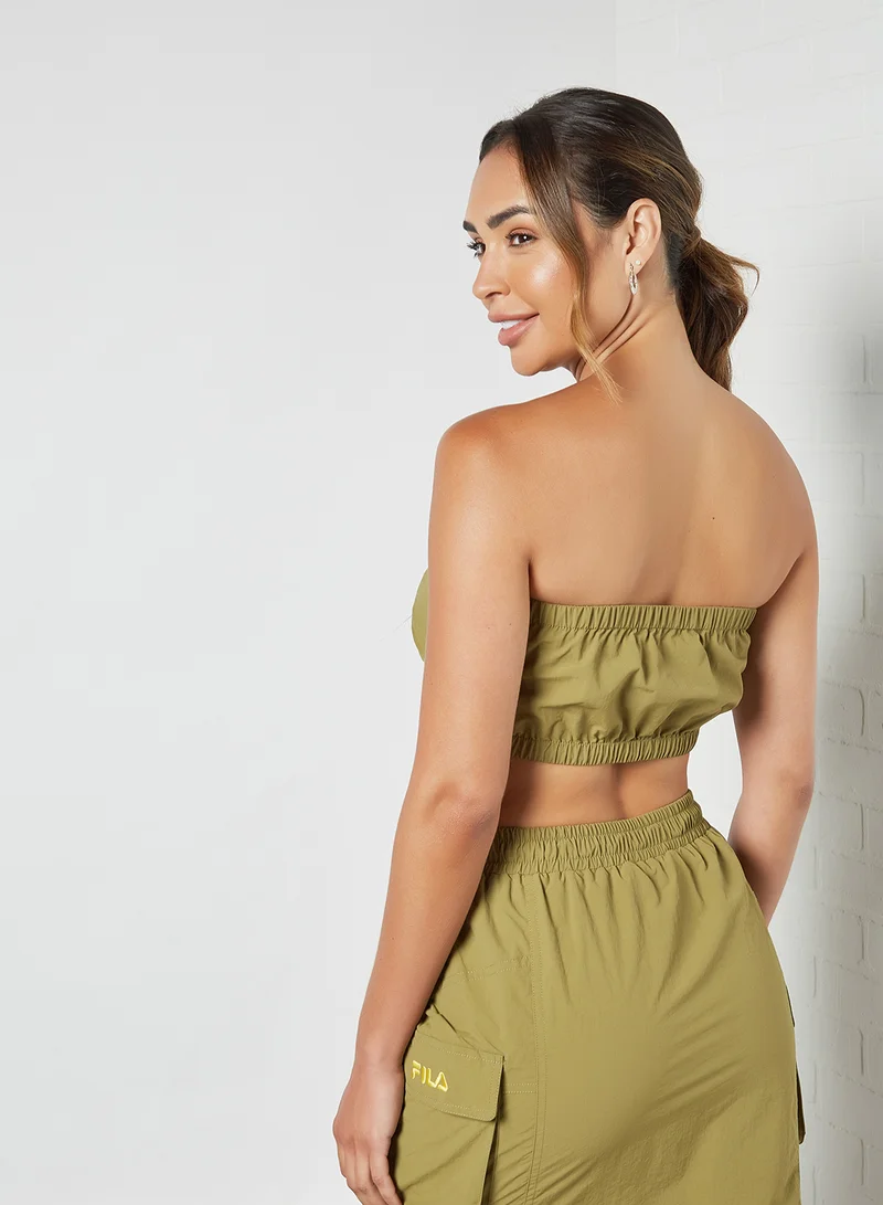 FILA Fiamma Bandeau Top Olive