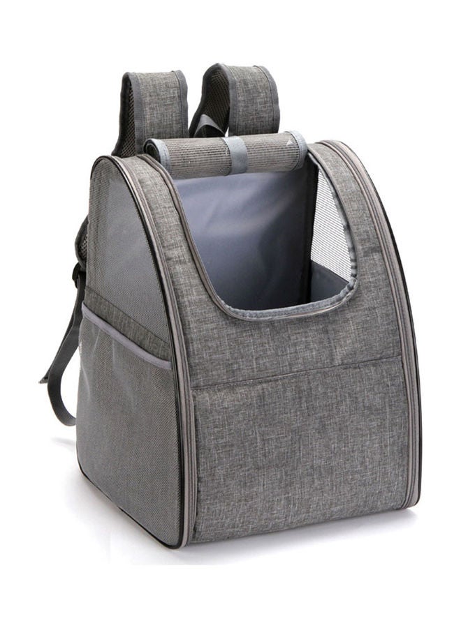 Pet Carrier Bag Grey 16.53x13.38x11.02inch - Image 1