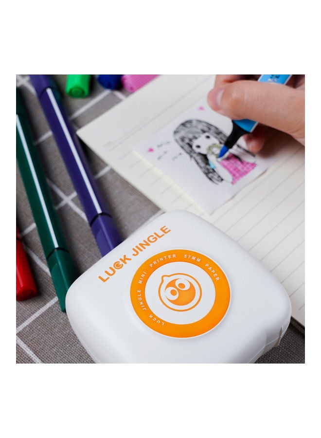 Wireless Mini Photo Printer Pink/Red - Image 5