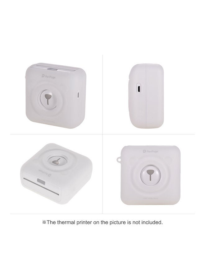 A6 Thermal Printer Silicone Case White - Image 2