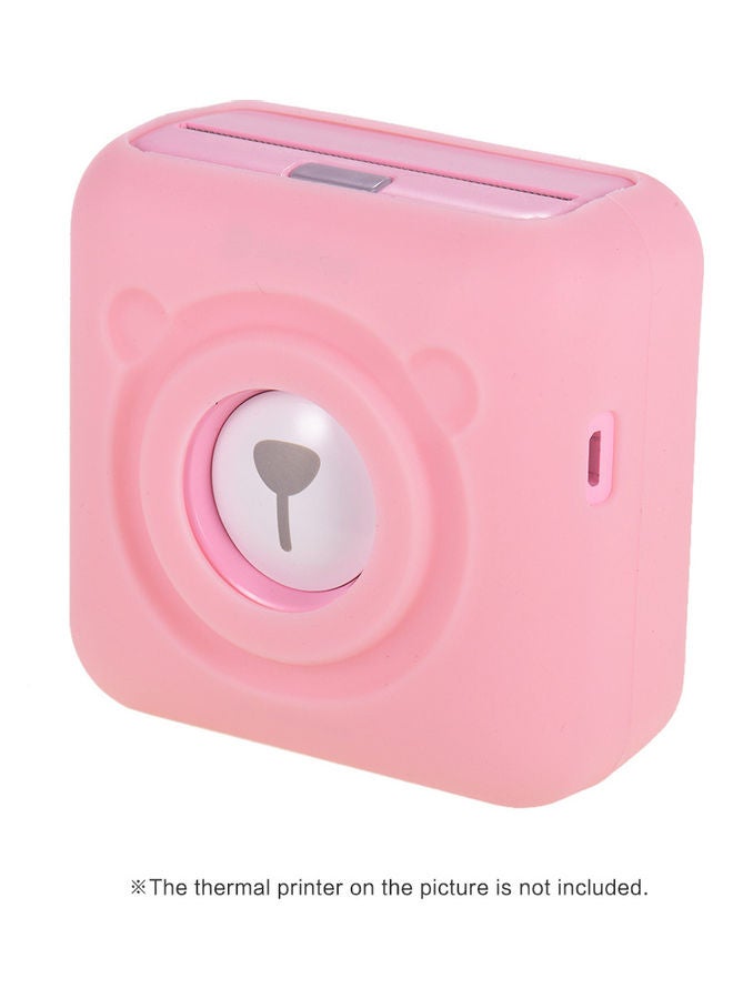 Thermal Printer Silicone Case Pink - Image 2