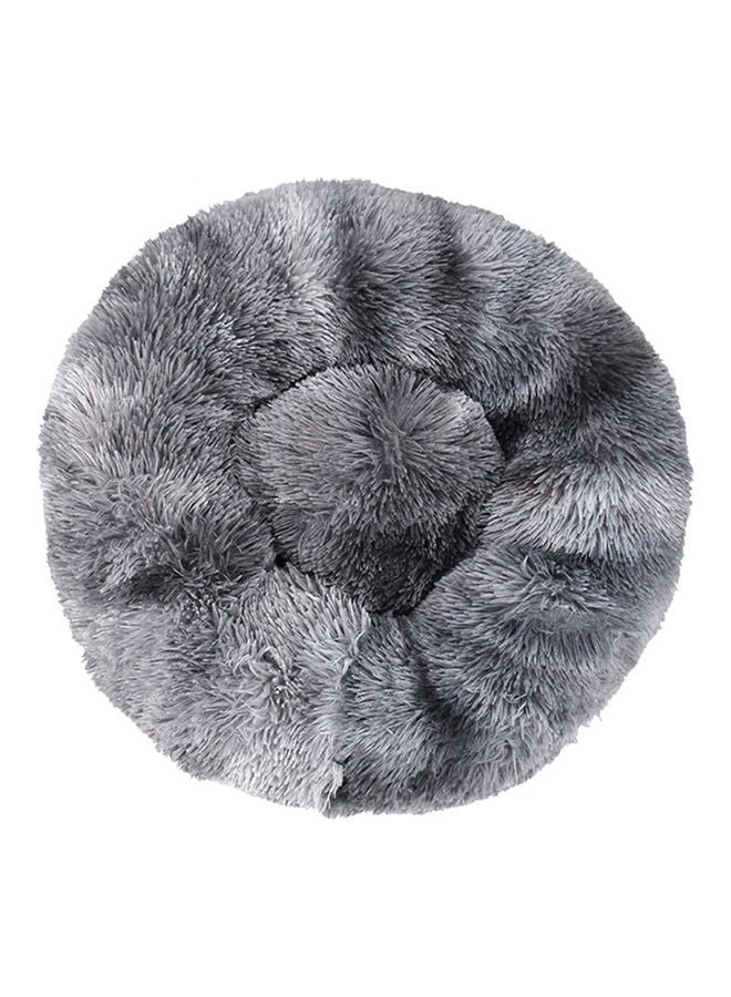 سرير حيوانات أليفة دائري رمادي 60x14x60سم - Image 3
