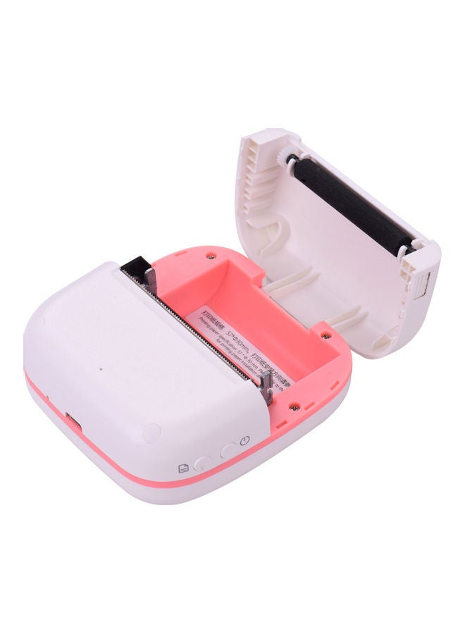 Wireless Mini Photo Printer White/Pink - Image 2