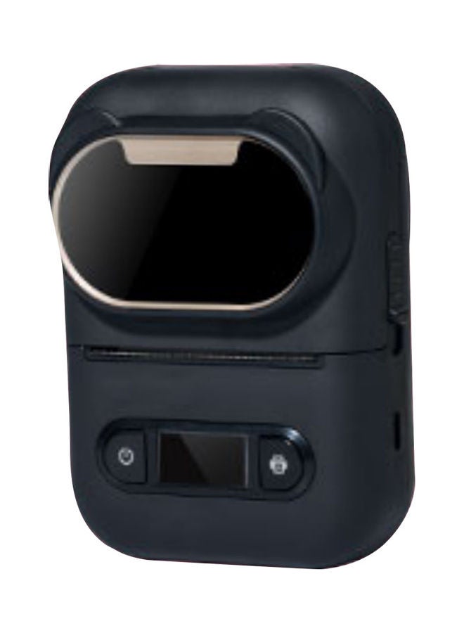 USB Connect Portable Label Thermal Printer Black