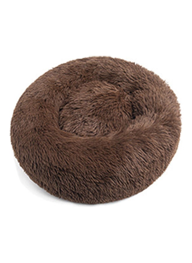 Self-Warming Cat Bed Brown 60cm - Image 1