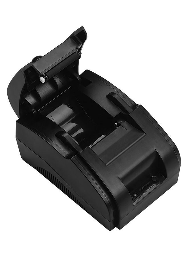 Generic Desktop Thermal Receipt Printer Black  - Image 2