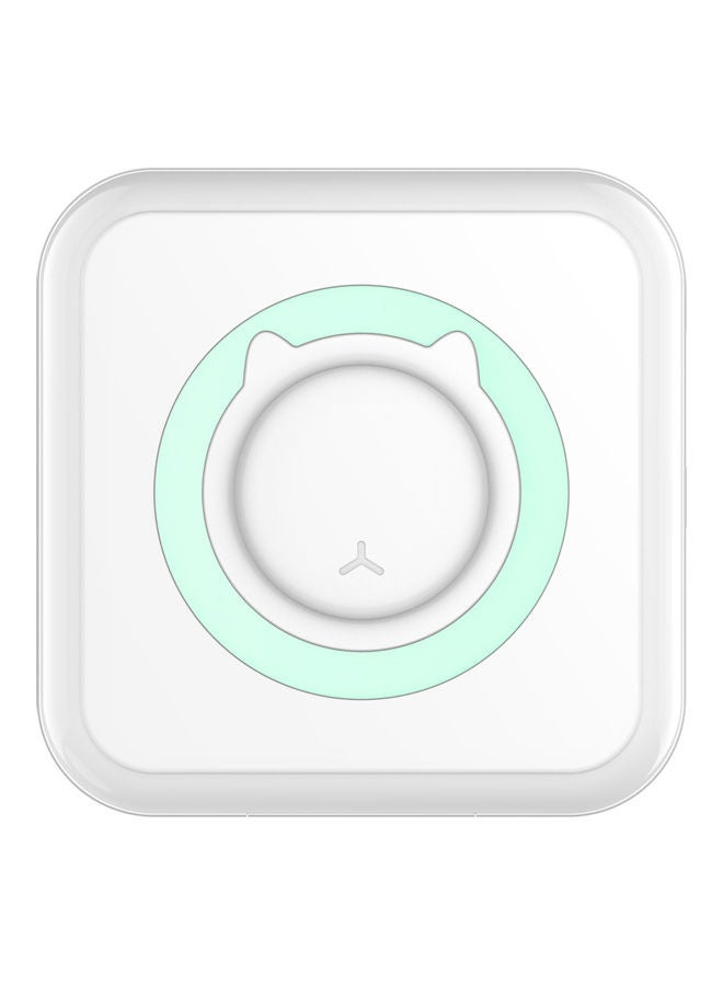 Wireless Mini Printer White/Green - Image 5