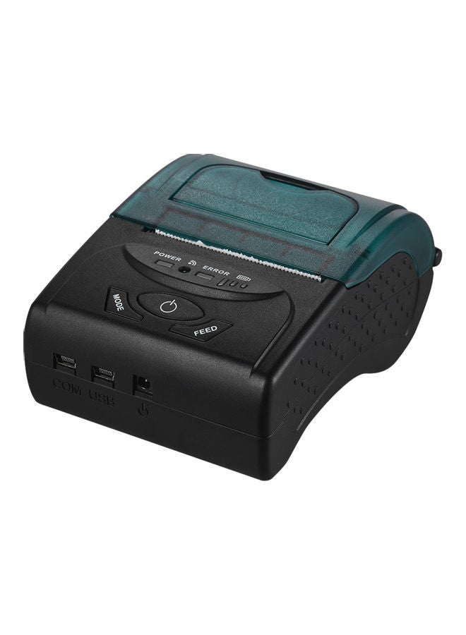 Bluetooth Connect Thermal Label Printer Black/Blue - Image 1