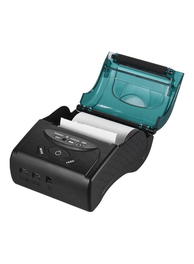 Bluetooth Connect Label Thermal Printer Black/Blue - Image 3