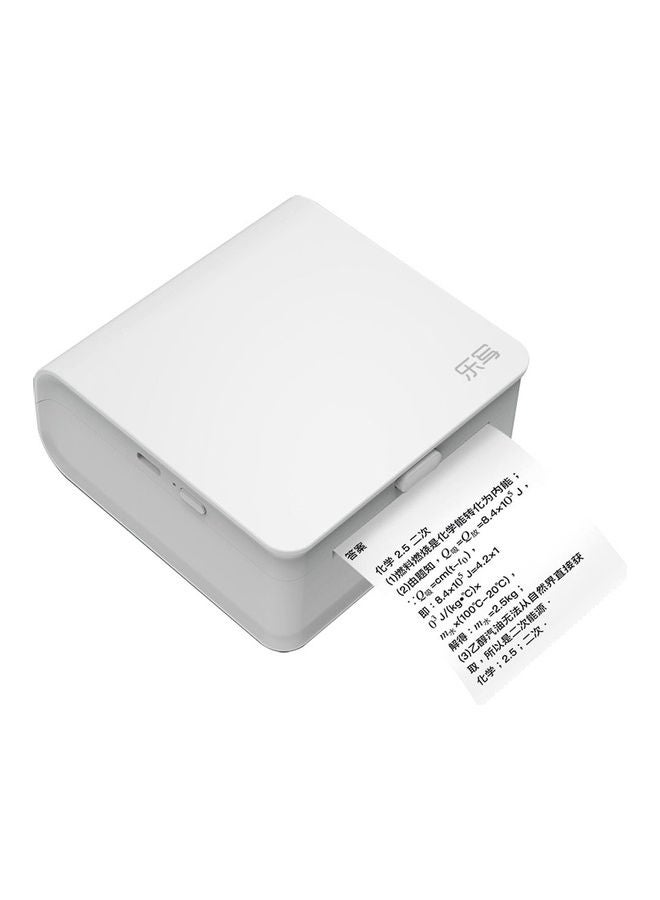 Wireless Mini Label Printer White - Image 1