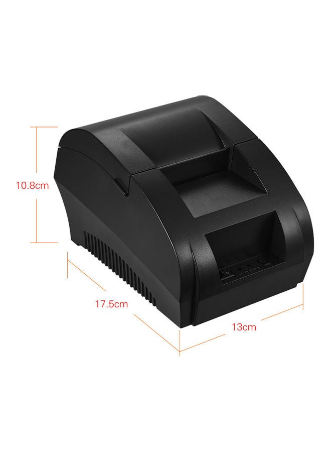 Portable Bluetooth Thermal Printer Black - Image 2
