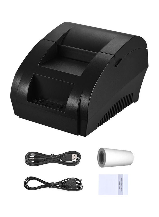 Portable Bluetooth Thermal Printer Black - Image 3