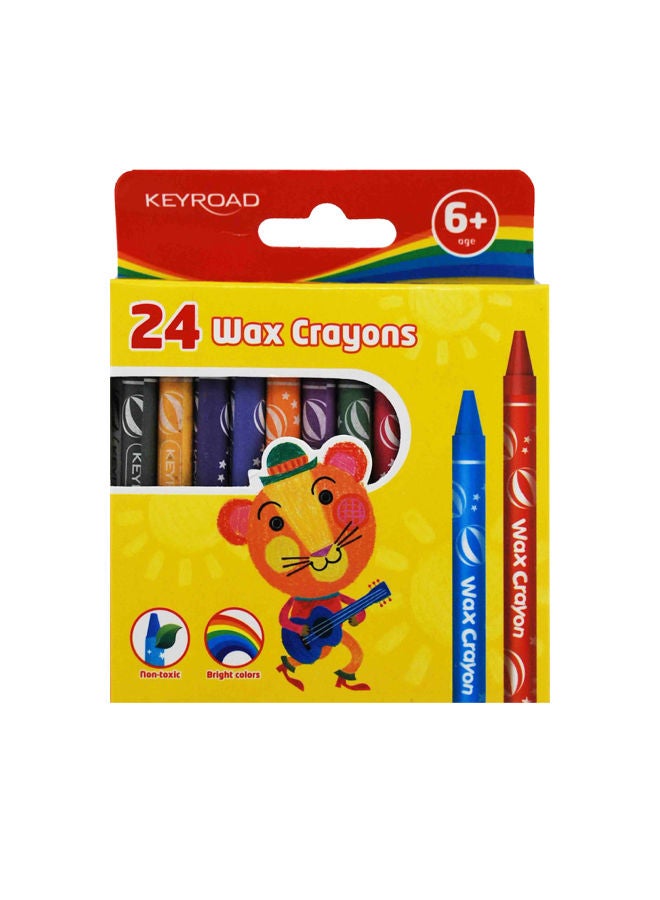 24-Piece Wax Crayons Multicolour - v1620294588/N45891352A_1