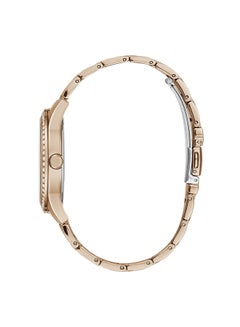 جس ساعة يد بعقارب مقاومة للماء طراز W1280L3 - 38 مم - ذهبي وردي للنساء  - Image 3