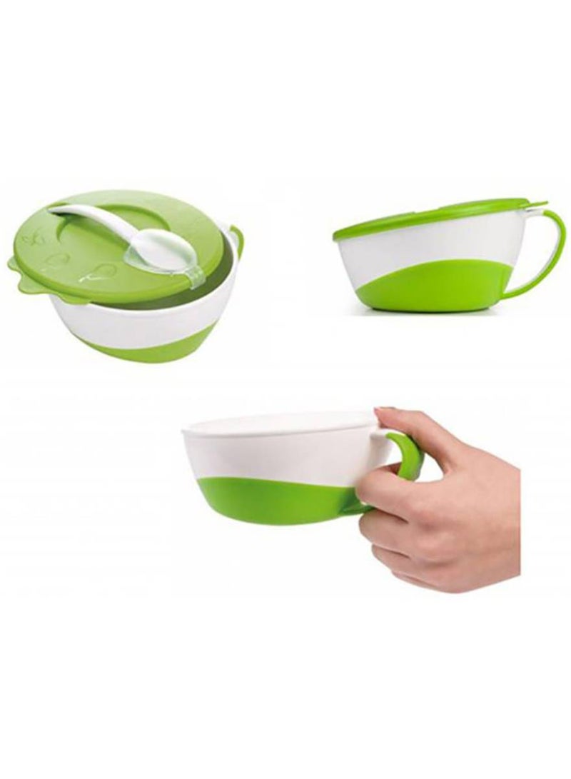 Canpol babies Feeding Bow With Lid And Spoon 350ml  - Image 3