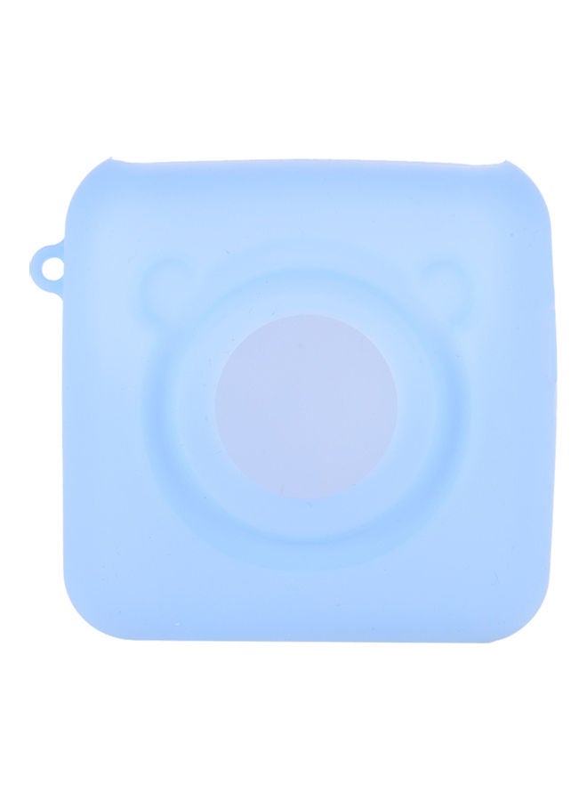 A6 Thermal Printer Silicone Case with Strap Blue - Image 1
