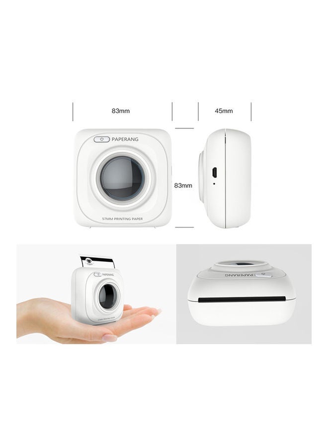 paperang Wireless Mini Photo Printer Pink/Black  - Image 5