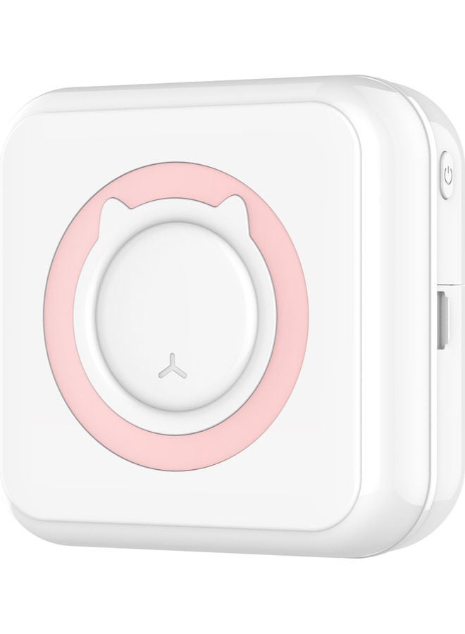 Wireless Mini Printer White/Pink - Image 1