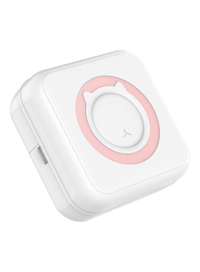 Wireless Mini Printer White/Pink - Image 3