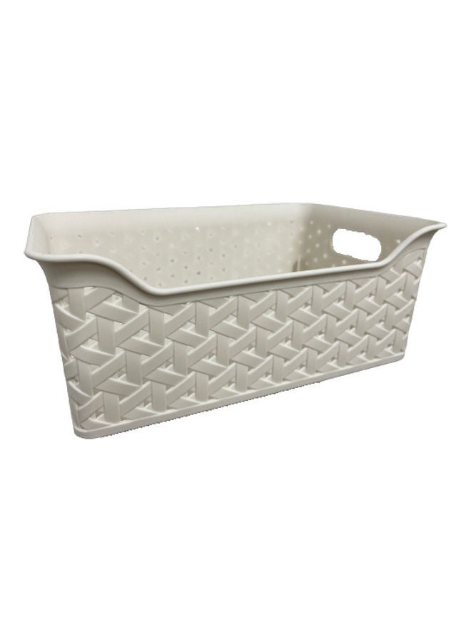 fashionhome Multi Functional Plastic Storage Box Beige - Image 4