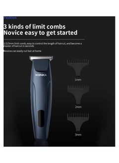 KONKA Digital Hair Trimmer Blue  - Image 2