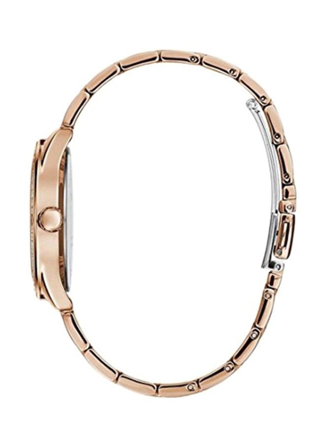 جس ساعة عقارب بسوار مرصع بالأحجار طراز W0931L3 للنساء - Image 3